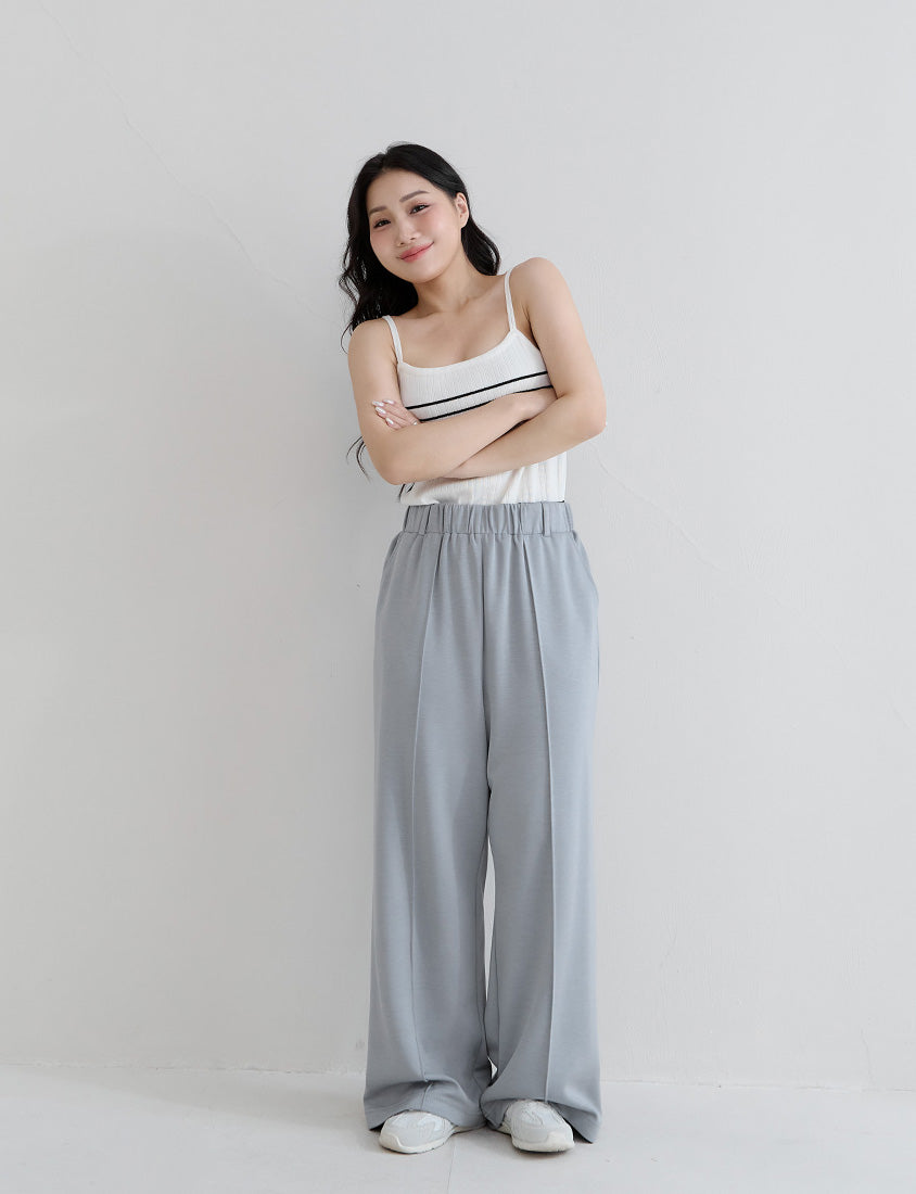 Slimming Cloud Cotton High Waist Plus Size Wide Leg Pants