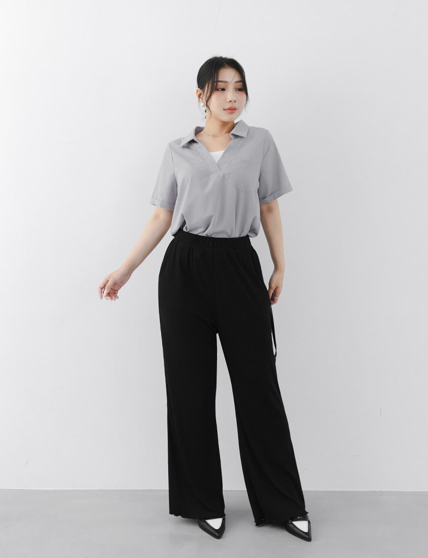 MISS. Ultra Stretch Ribbed Plus Size Slimming Pants