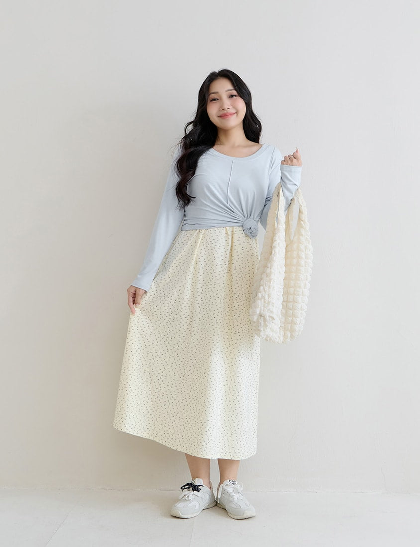 Adjustable Straps Floral Plus Size Cami Dress