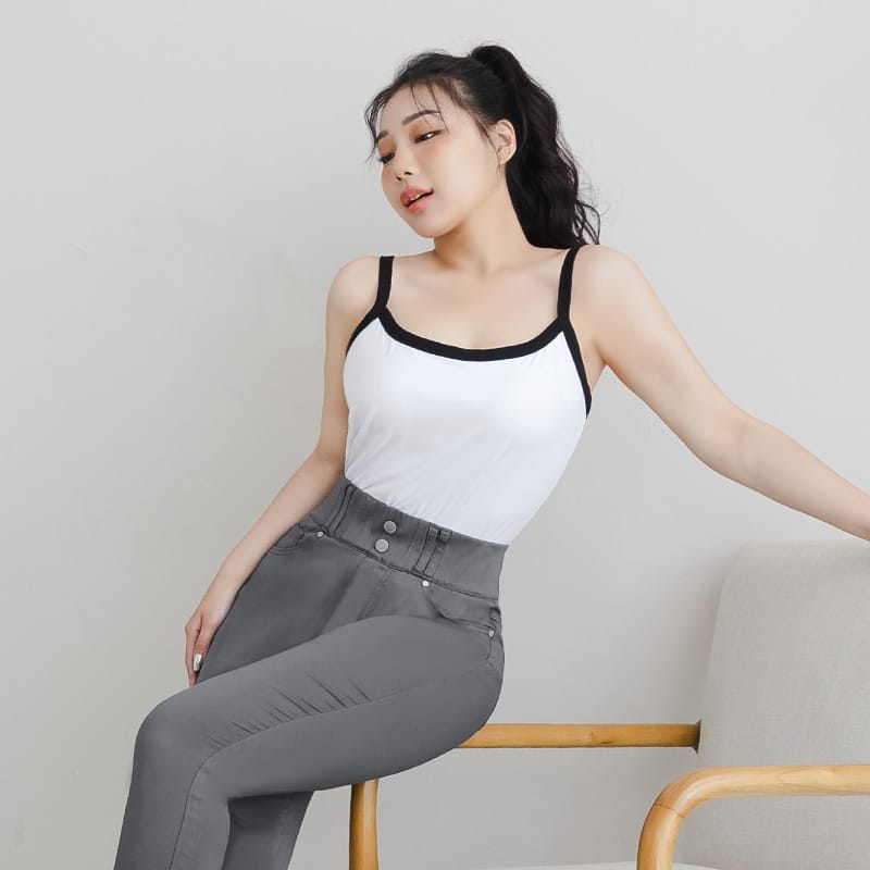 Pobra. COOL PRO+ Contrast Piping Plus Size Padded Tank Top
