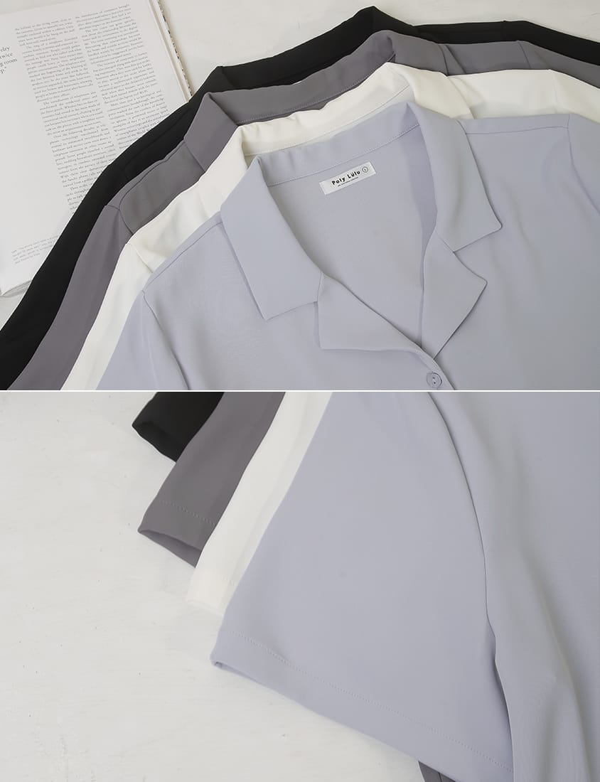 MISS. Silky Cool Oversize Cuban Collar Plus Size Shirt (Unisex)