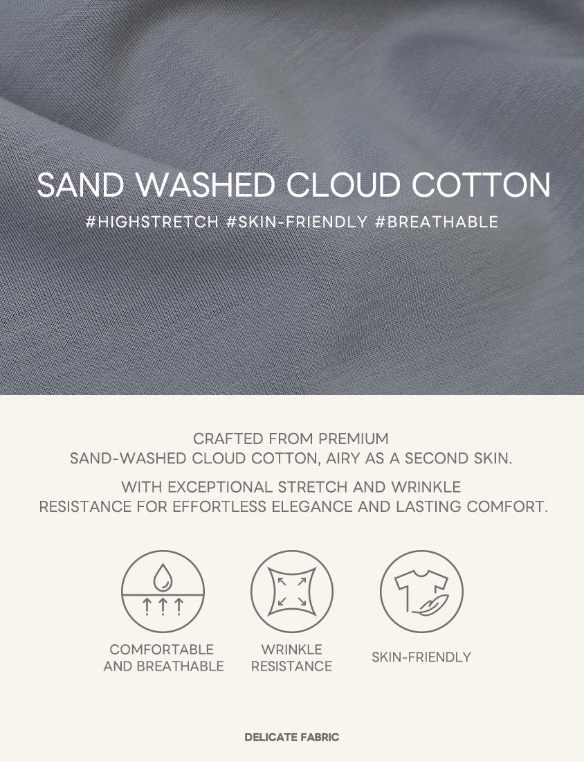 Cloud Cotton Elastic Drawstring Casual Plus Size Shorts