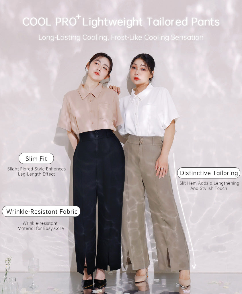 MISS. COOL PRO+ Lightweight Plus Size Tailored Pants