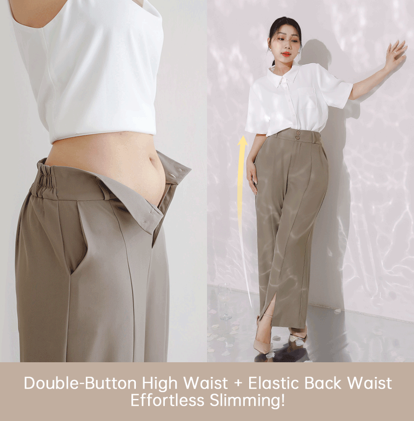 MISS. COOL PRO+ Lightweight Plus Size Tailored Pants