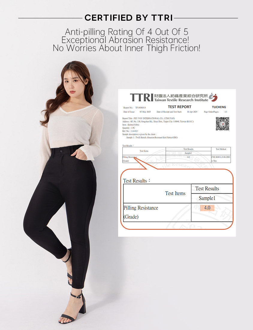 Perfect Proportion Anti-Pilling Plus Size Stretch Pants (Tall Length)