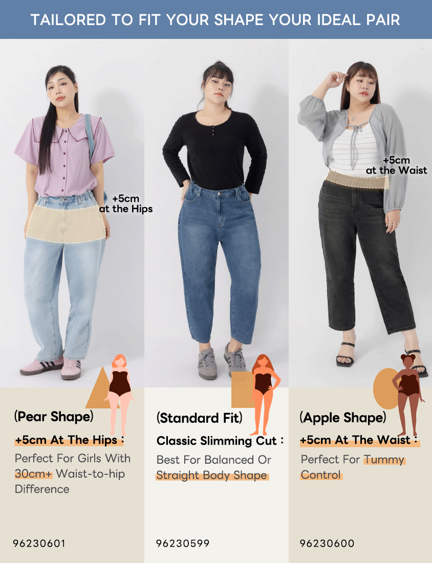 Pear-Shaped Friendly! Perfect Fit Plus Size Boyfriend Jeans