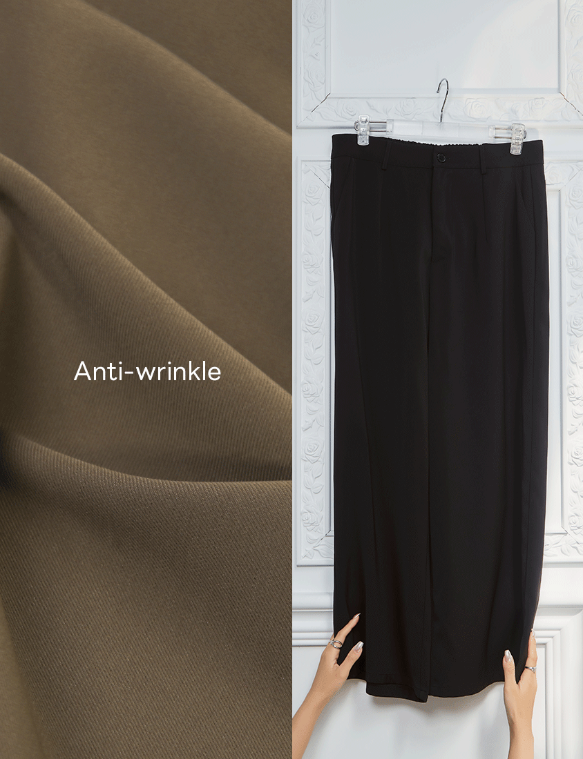 MISS. Pear-Shaped Friendly! Perfect Fit Wrinkle Resistant Straight Cut Trousers