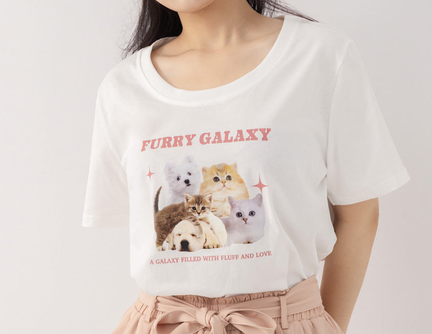 Adorable Pets Planet Plus Size Graphic Tee