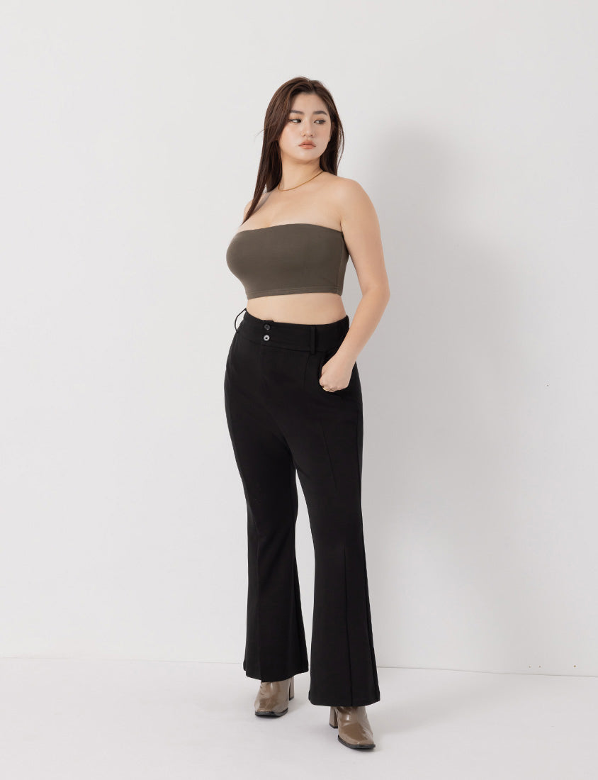Pobra Tencel Wool Plus Size Bandeau Bra Top (With Padding)