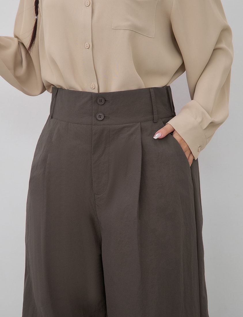 High Waist Convertible Plus Size Utility Pants