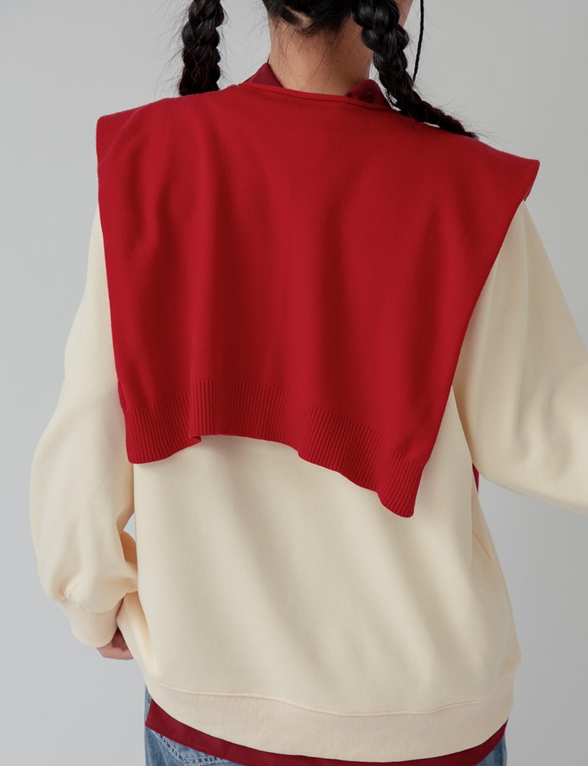 Versatile Multi-Color Knit Shawl