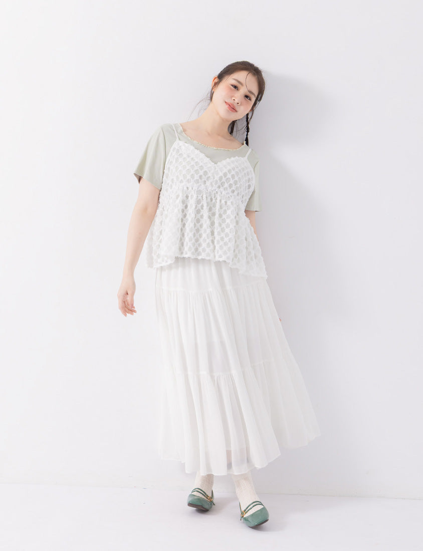 Two-Piece Japanese-Style Color-Block Plus Size Top Set