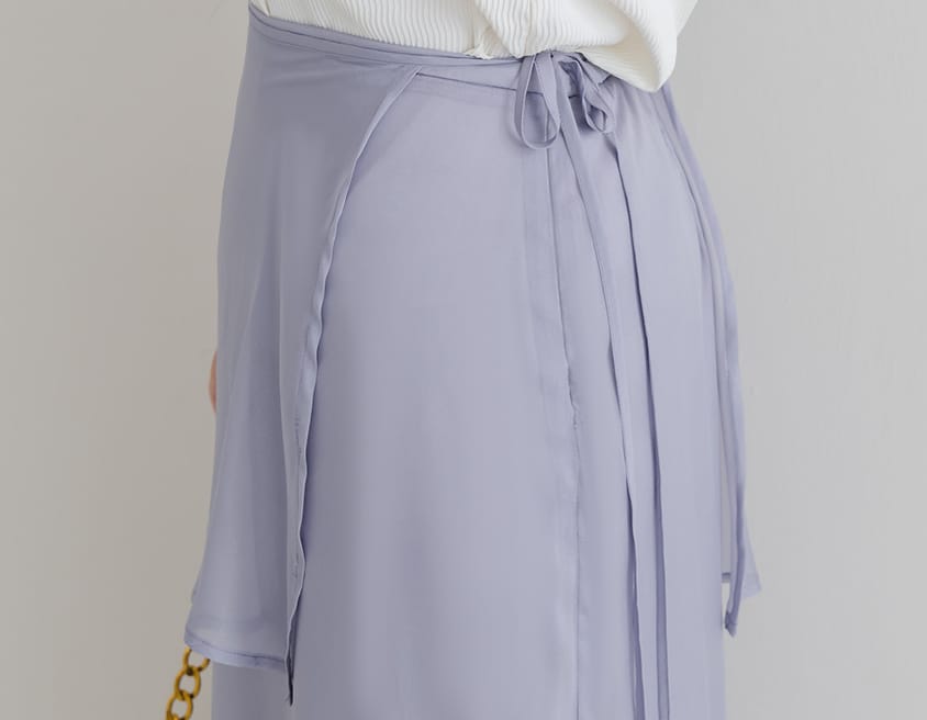Fairy Two-Piece Sheer Plus Size Maxi Skirt (with Inner Skirt)