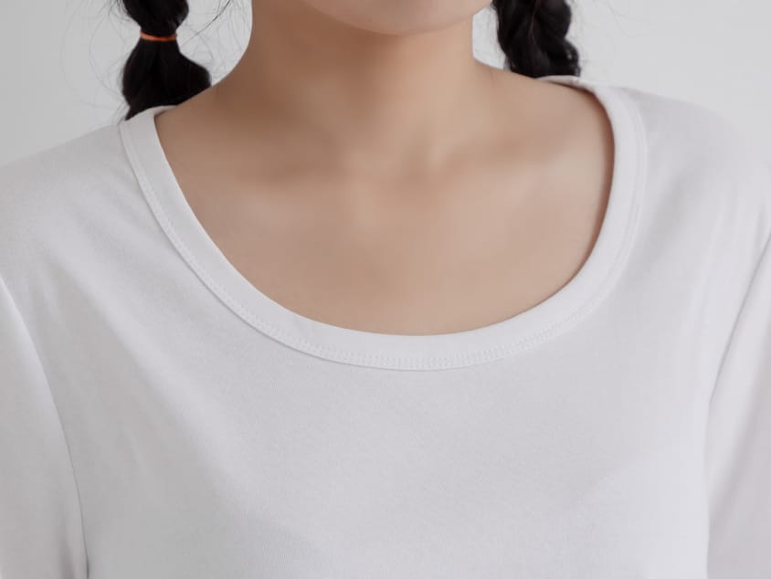 U-Neck Multicolor Plus Size Comfy Slim Tee