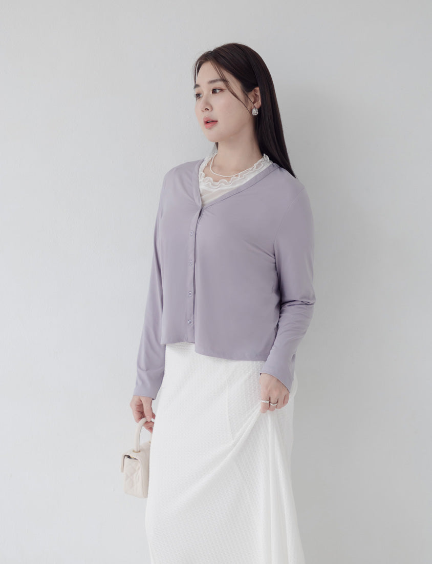 MISS. UV PRO+ Cooling Tech V-Neck Sun Protection Plus Size Jacket