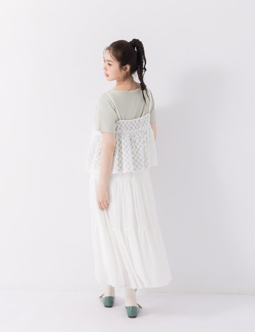 Two-Piece Japanese-Style Color-Block Plus Size Top Set
