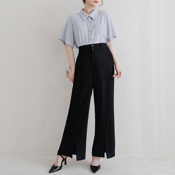 MISS. COOL PRO+ Lightweight Plus Size Tailored Pants