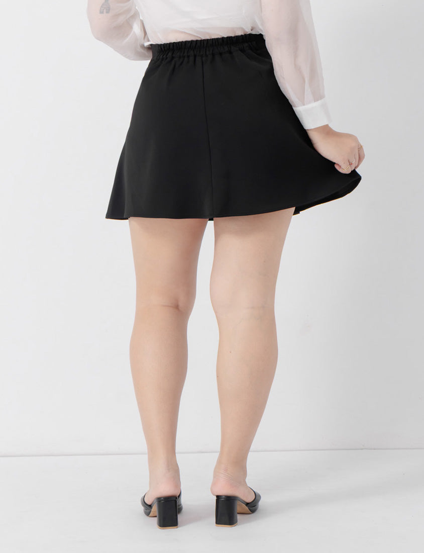 MISS. Standard Perfect Fit Tailored High Waist Pleated Plus Size Skirt