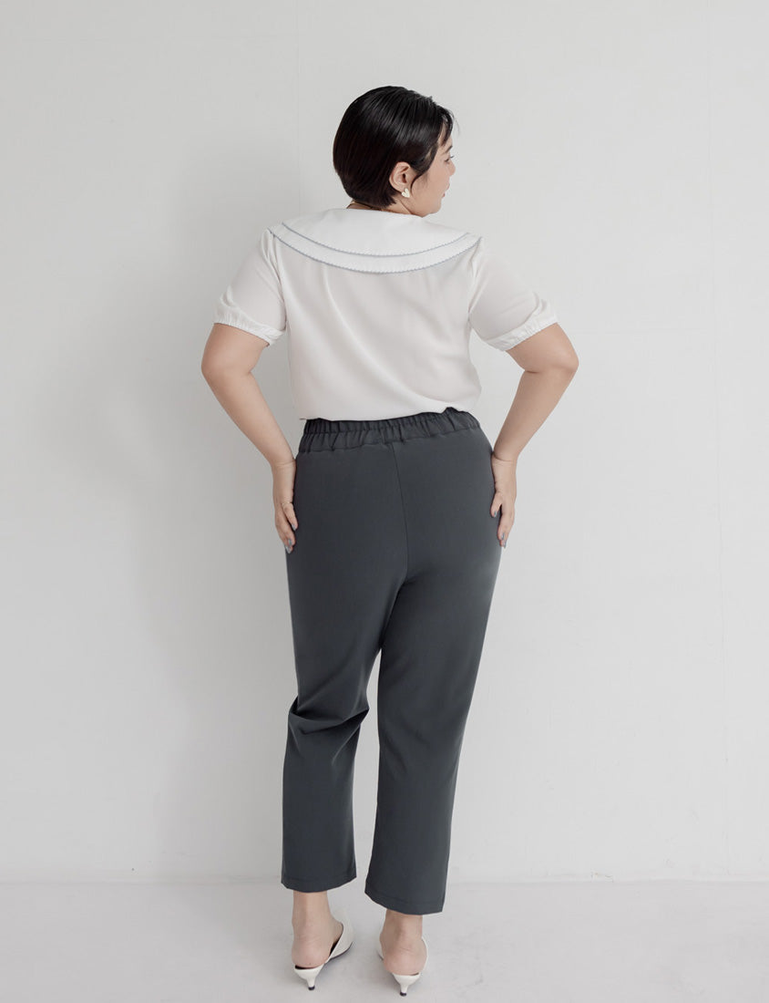 MISS. Apple-Shaped Body Friendly High Waist Plus Size Trousers