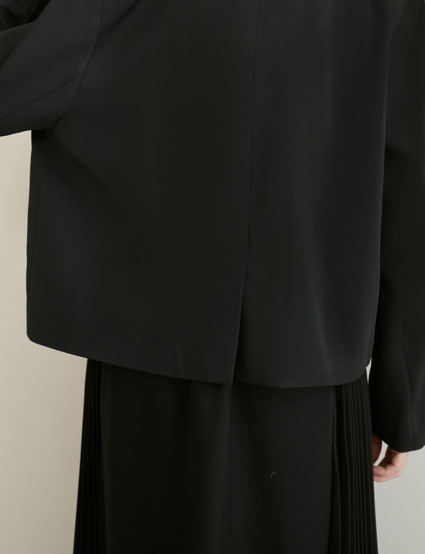 MISS. Elegant Plus Size Long Sleeve Blazer