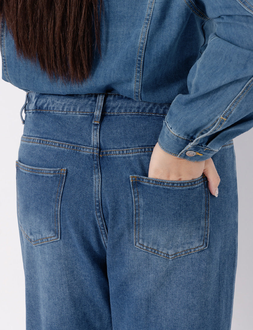 Apple-Shaped Friendly! Perfect Fit Plus Size Boyfriend Jeans