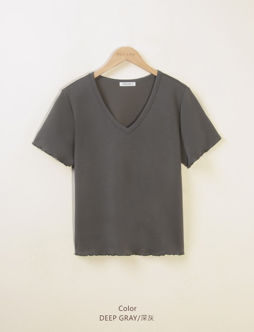 COOL PRO+ Space Cotton V-Neck Plus Size Tee