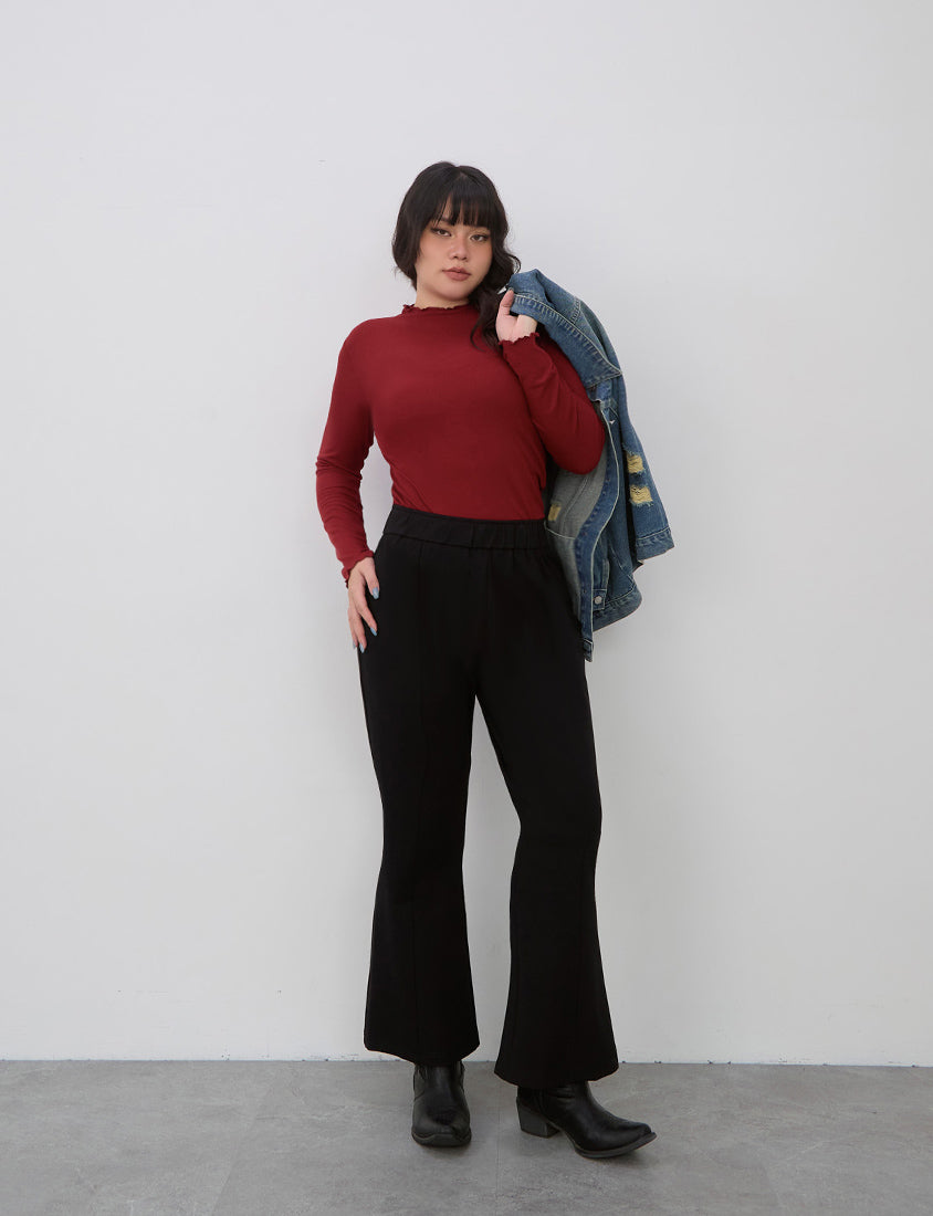 Crowds' Favorite Ultra-Stretch Leg-lengthening Roman Plus Size Flared Pants
