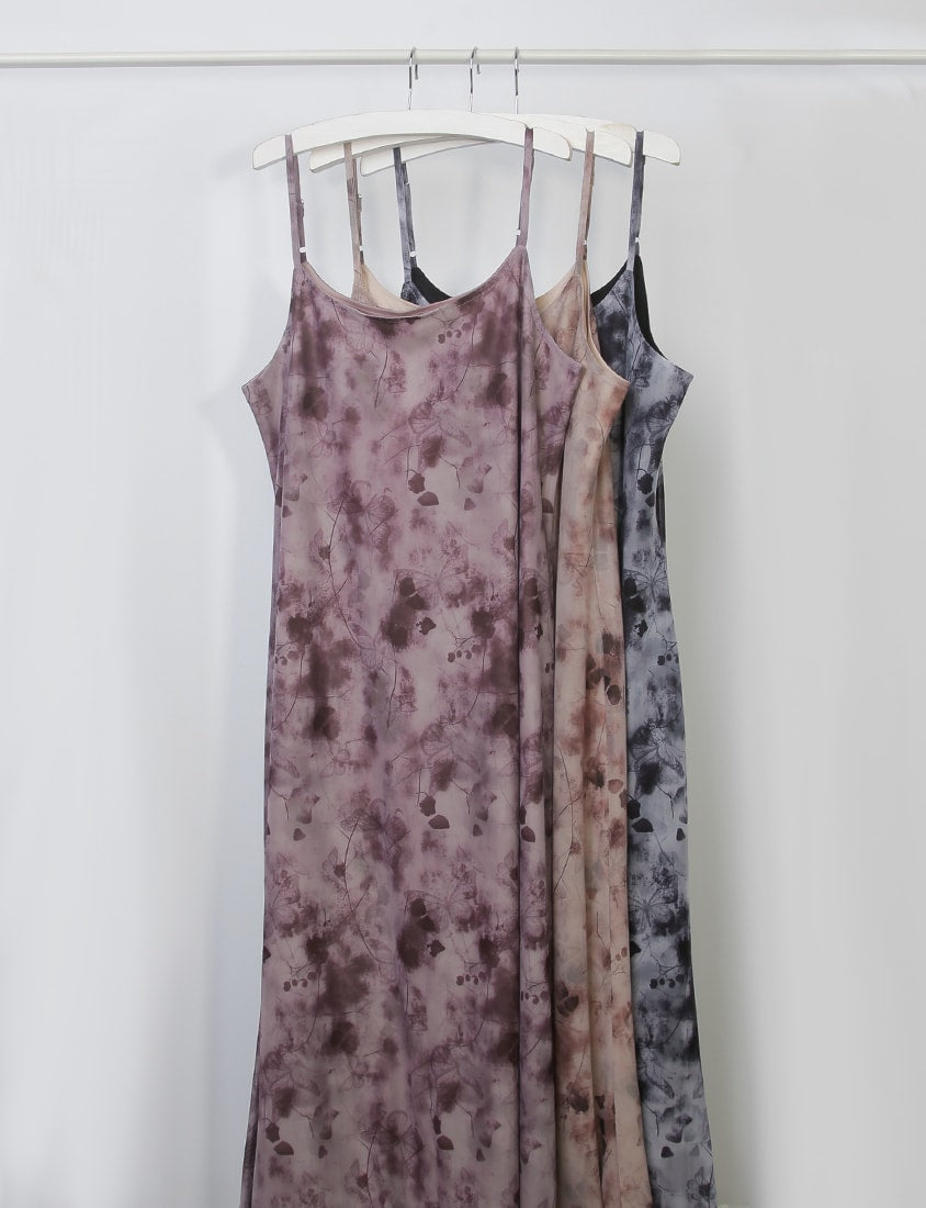 MUA! Sheer Adjustable Tie-Dye Plus Size Maxi Dress