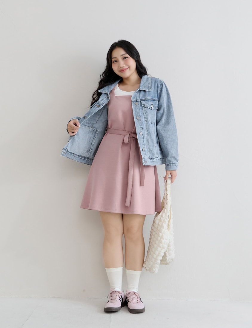 Casual Classic Denim Plus Size Long Sleeve Jacket