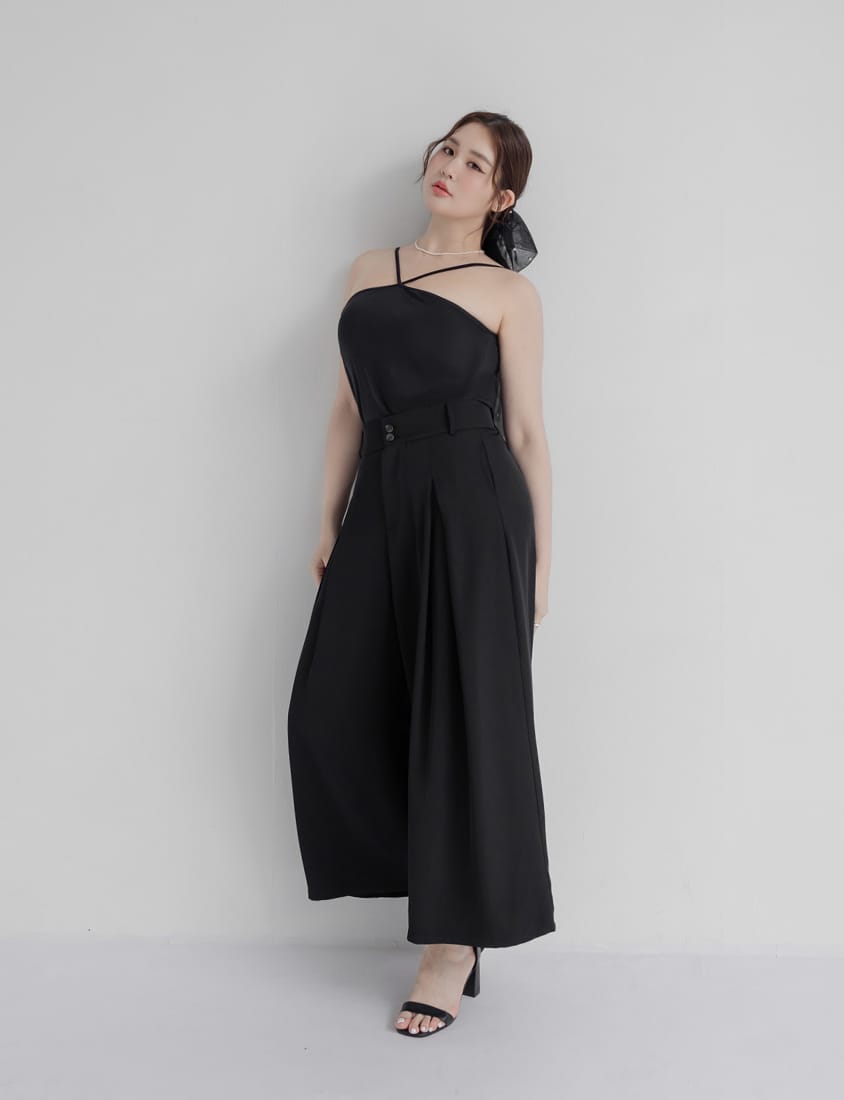 MISS. High Waist Pleated Tummy Flattering Plus Size Tailored Pants