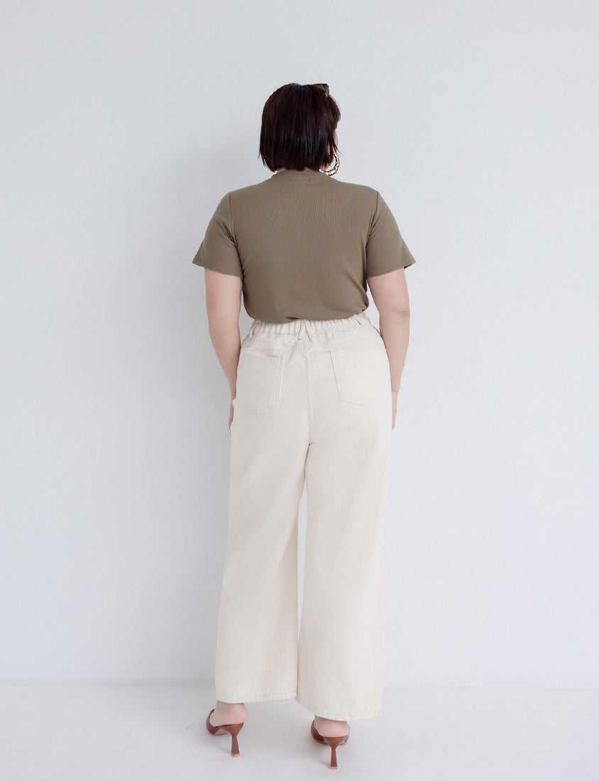 MUA! Sexy Cut-out Ribbed Plus Size Top