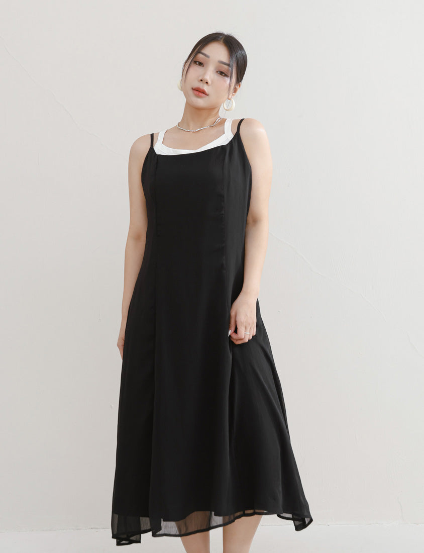 MISS. Silky Cooling Sleeveless Cut Stitch Plus Size Tank Top