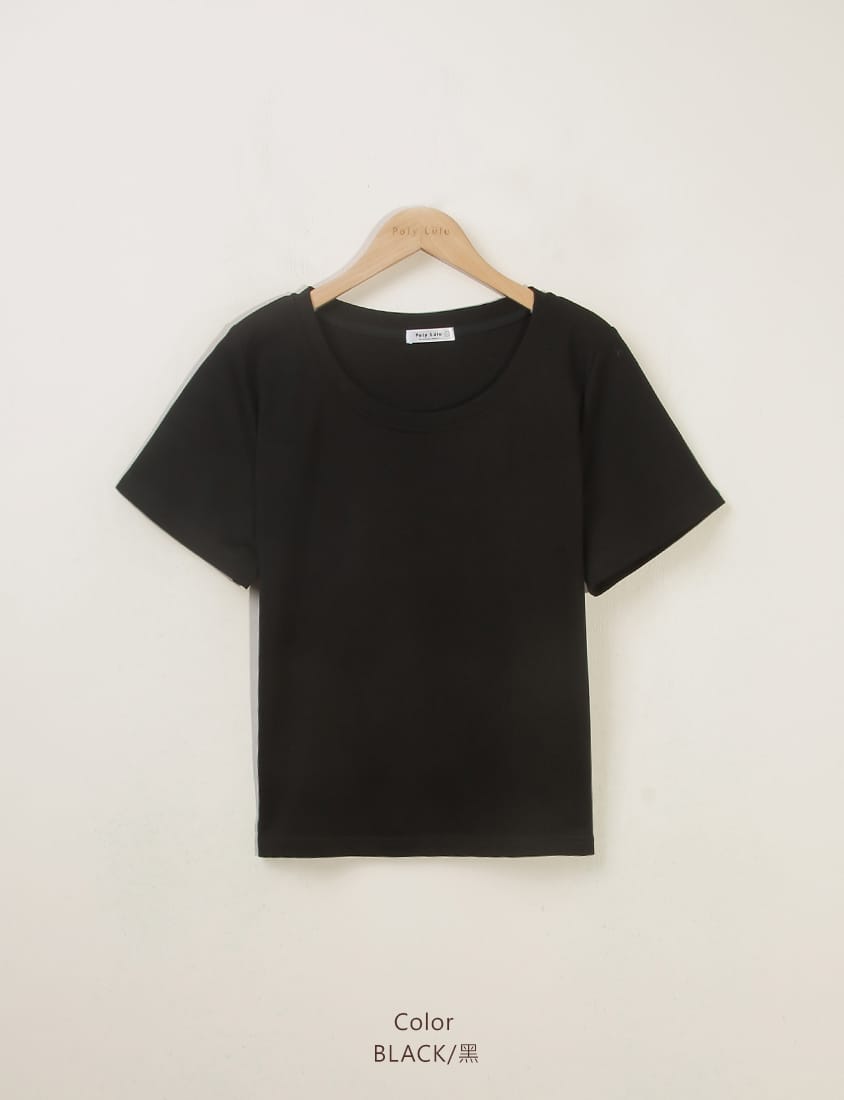 Silky Cool Liquid Touch Cotton Short Sleeve Plus Size Tee