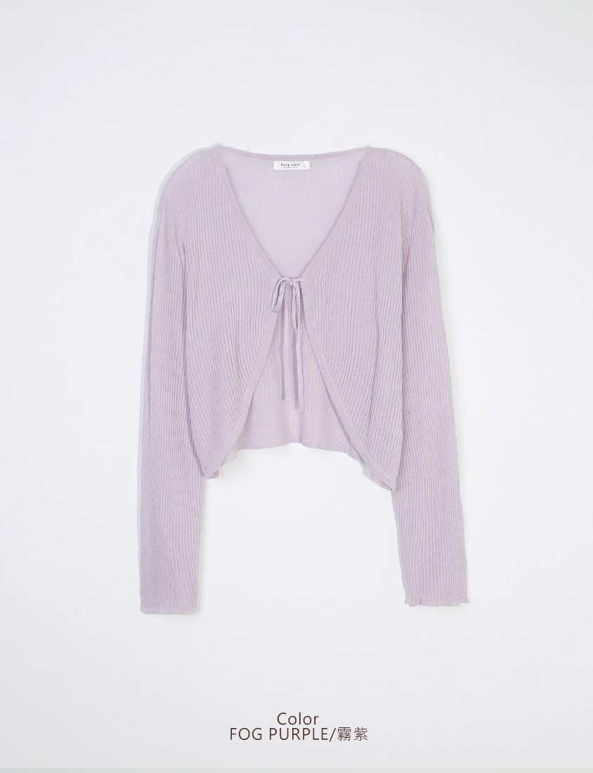 MISS. Lyocell Icy Silk Knit Plus Size Cropped Cardigan