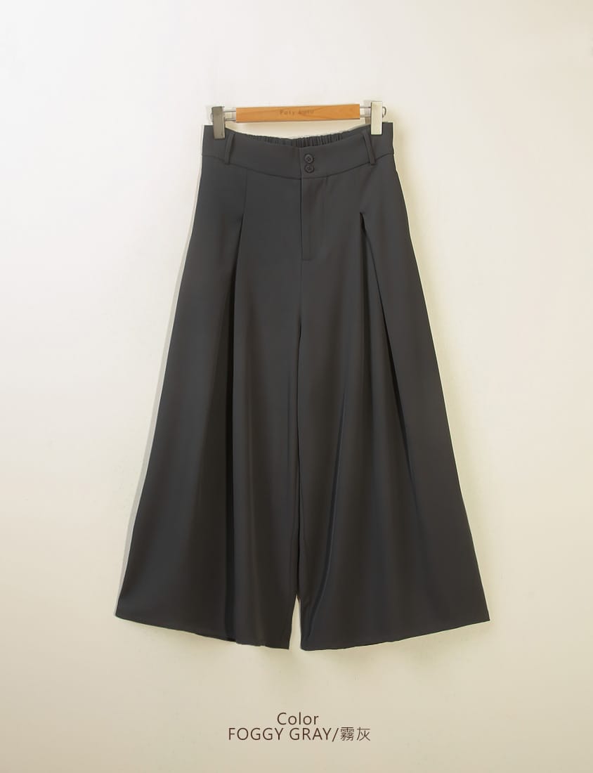 MISS. High Waist Pleated Tummy Flattering Plus Size Tailored Pants