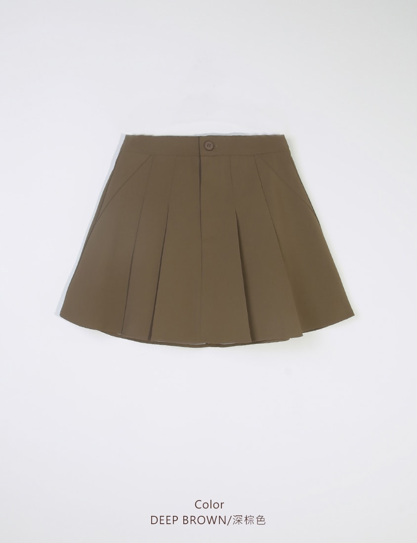 MISS. Apple-Shaped Friendly! Perfect Fit Tailored High Waist Pleated Plus Size Skirt