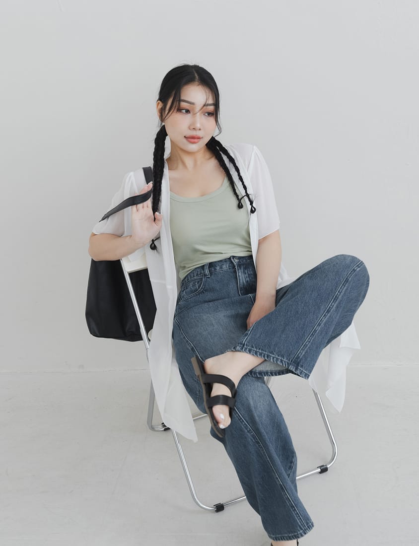 Stylish Slimming Stitch Tapered Plus Size Jeans