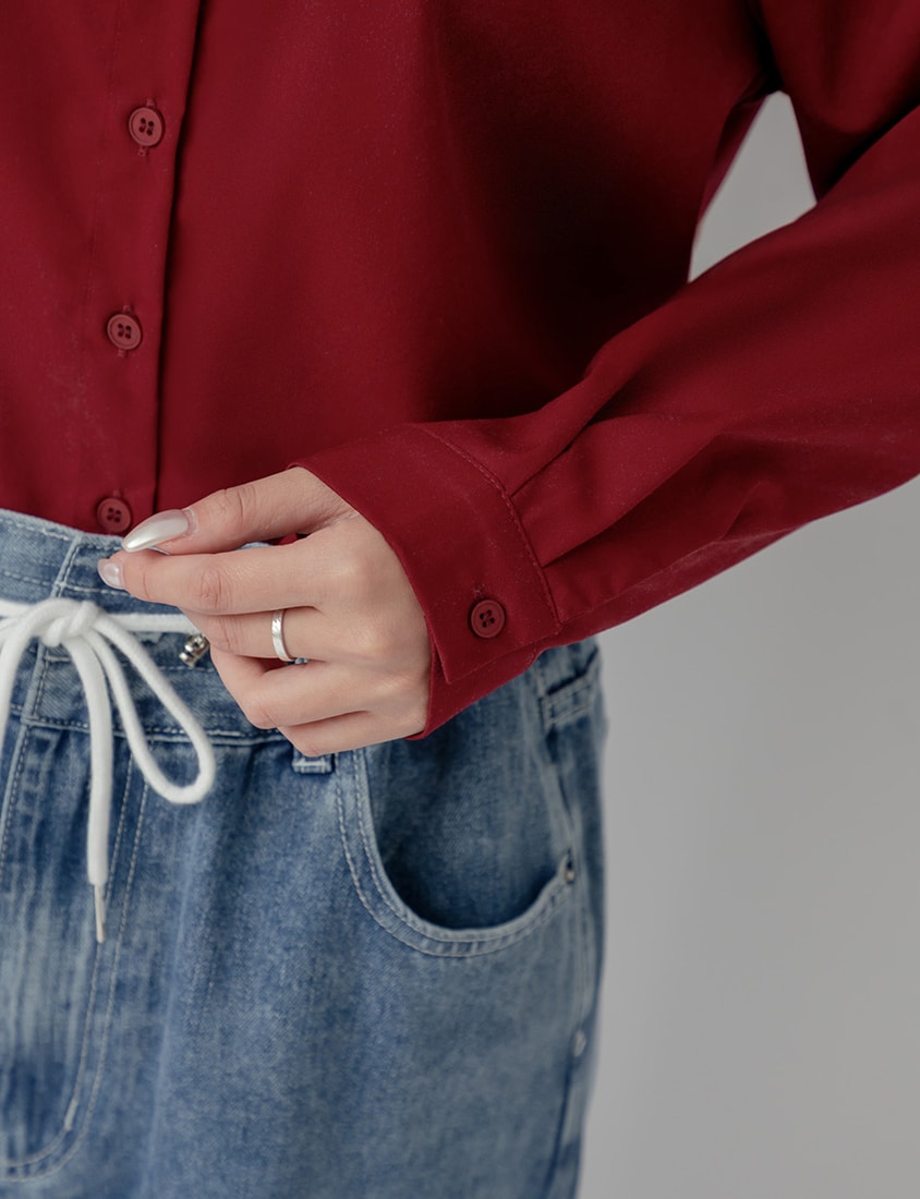 Multi-Color Drop Shoulder Plus Size Boyfriend Oversize Shirt (Unisex)