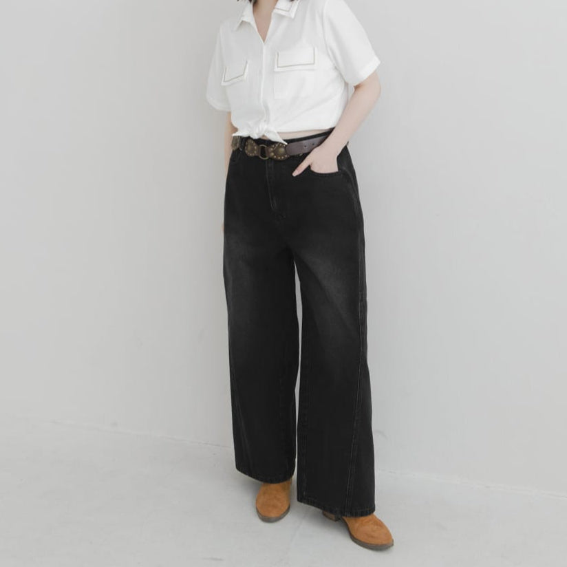 Stylish Slimming Stitch Tapered Plus Size Jeans