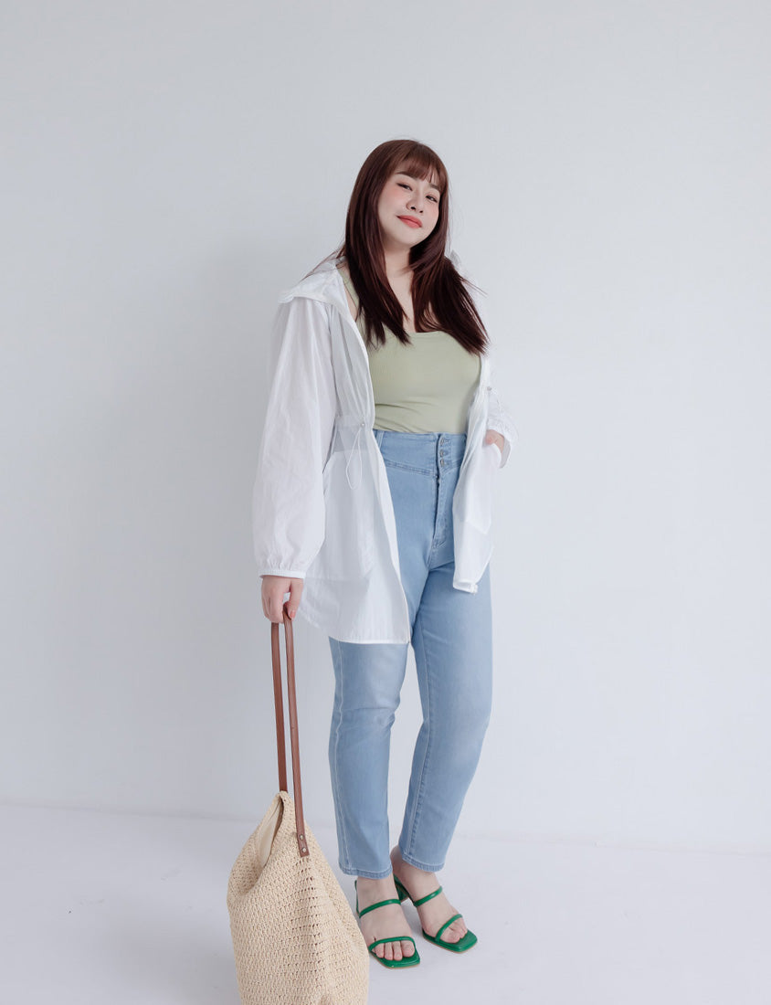 UV PRO+ Lightweight Functional Longline Utility Plus Size Jacket