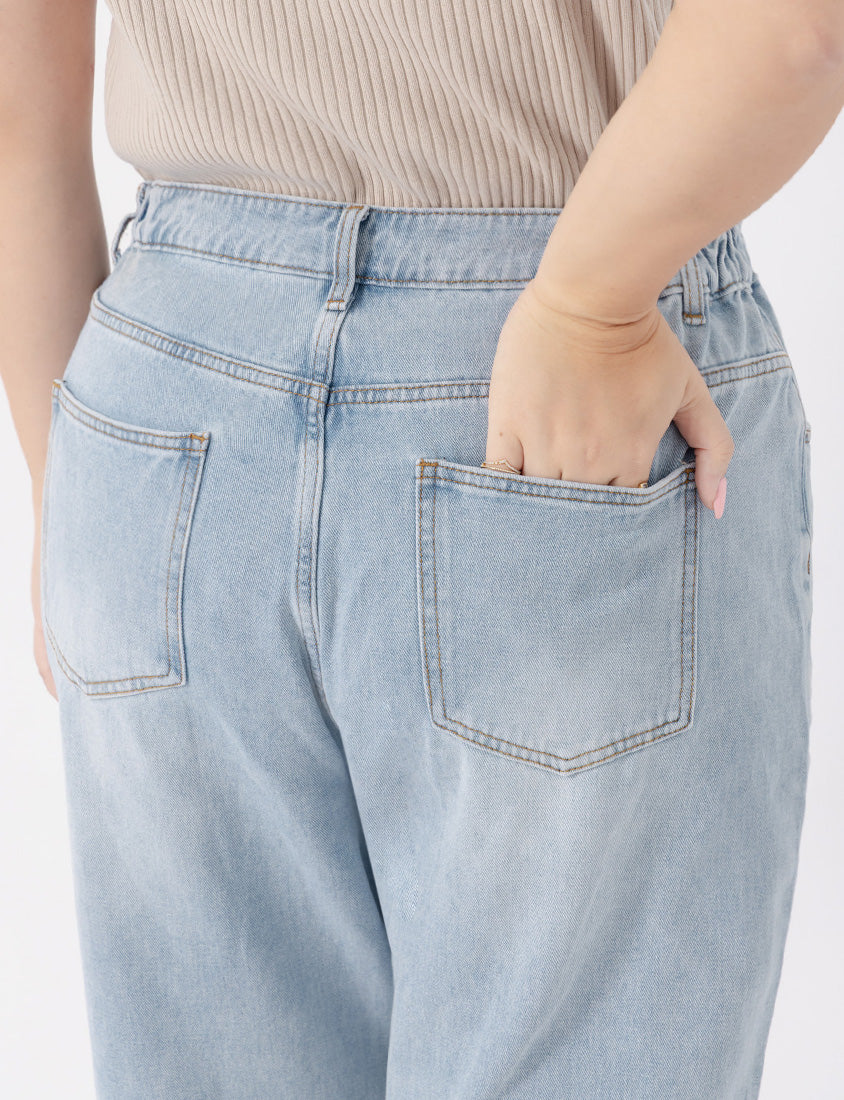 Standard Perfect Fit Plus Size Boyfriend Jeans