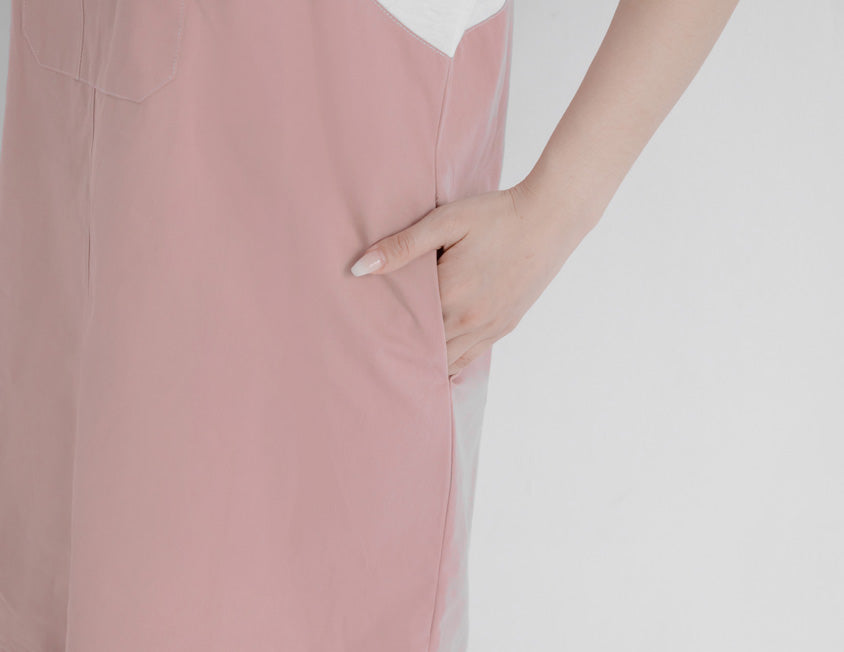 Classic Faux Two-Piece Strap Plus Size Dress