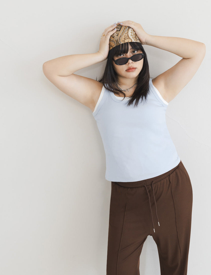 MUA! Summer Essential U-Neck Cut Out Plus Size Tank