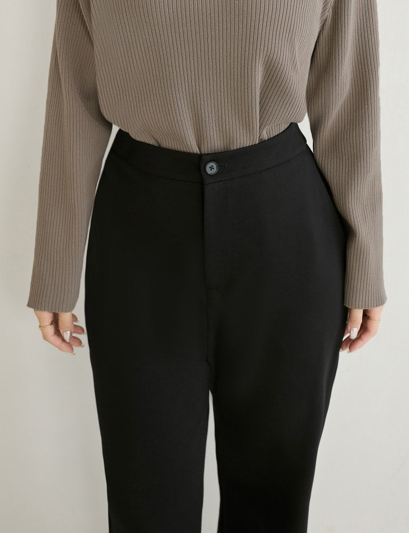 MISS. Easy Care Flared Plus Size Tailored Pants