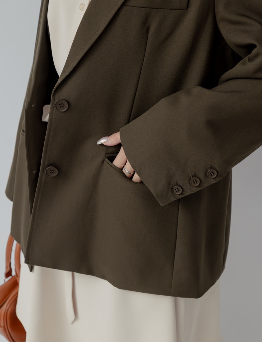 Minimal Versatile Plus Size Tailored Blazer