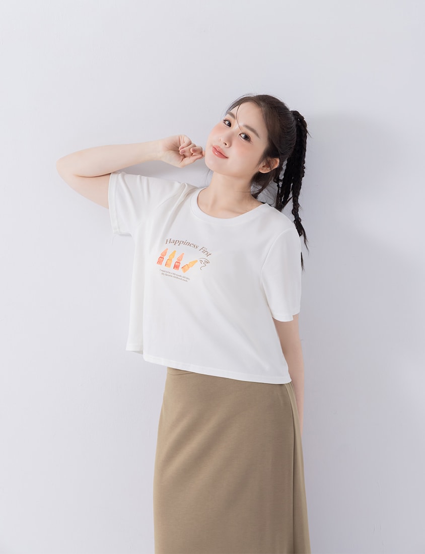 Retro Cola Gummy Plus Size Print Tee