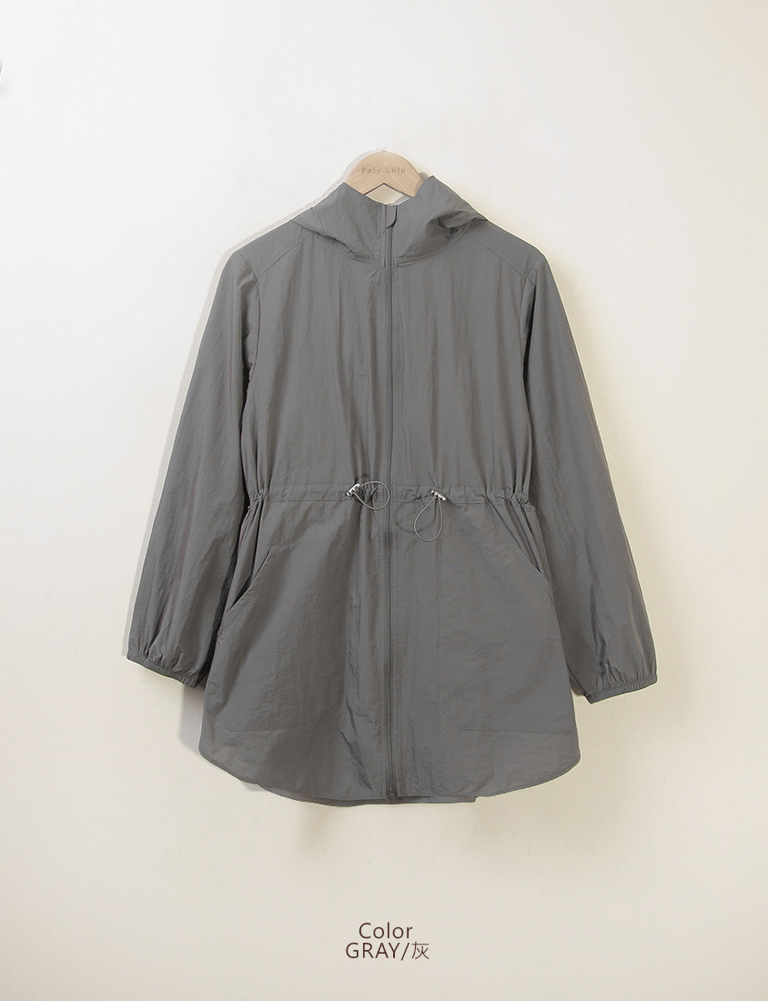UV PRO+ Lightweight Functional Longline Utility Plus Size Jacket