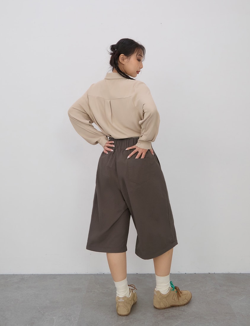 High Waist Convertible Plus Size Utility Pants
