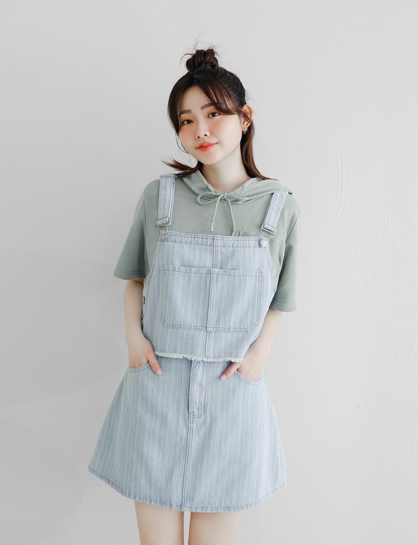 Raw Edge Plus Size Adjustable Plus Size Denim Vest