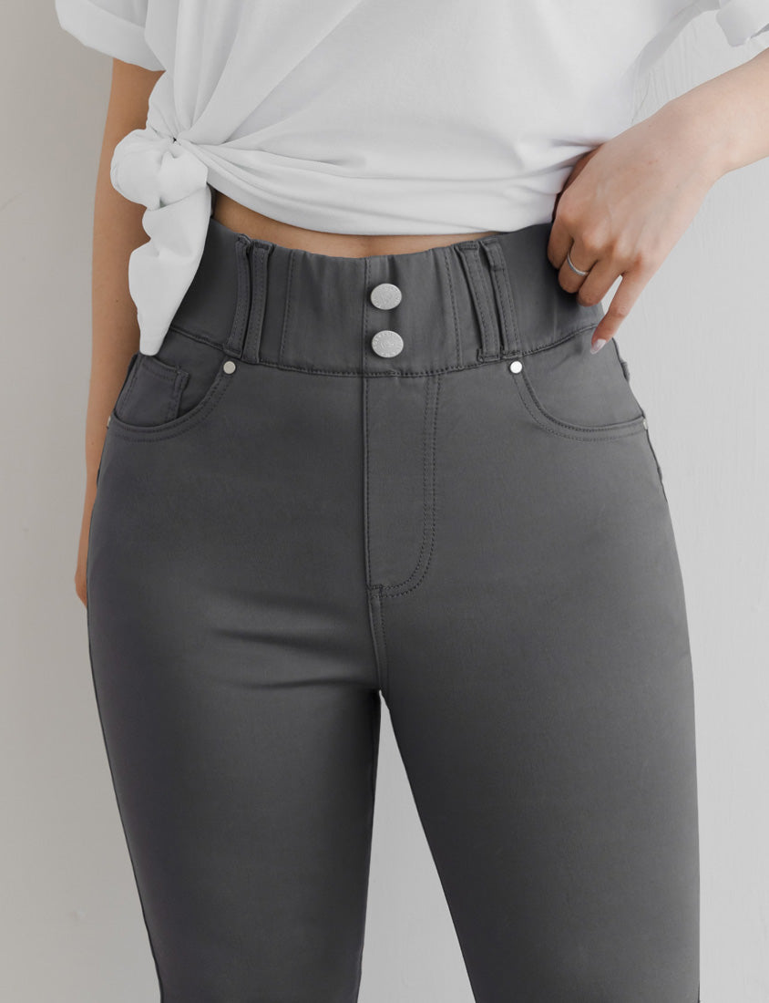 Cooling Elastic Wide Waistband Long Pants